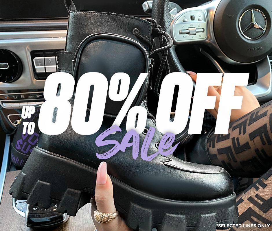UP TO 80% OFF SALE