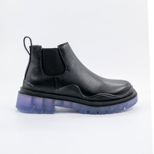 Myth Black Chunky Sole Chelsea Boots