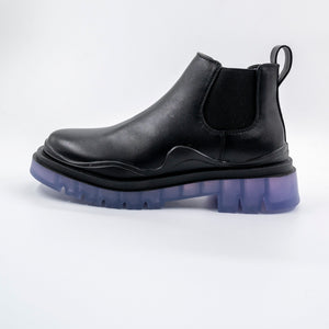 Myth Black Chunky Sole Chelsea Boots