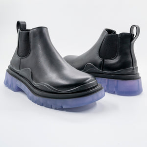 Myth Black Chunky Sole Chelsea Boots