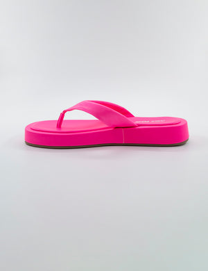 Surfs Up Pink Flatform Flip Flop Sandals